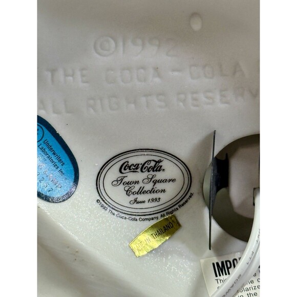 COCA COLA Town Square Building Dinner Restaurant 1992 Iluminated RETIRED - Picture 3 of 16